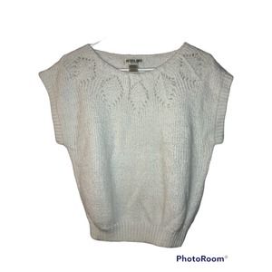 Victoria Jones Vintage Womans Sweater Best Pullover Grunge Retro Crochet Knitted